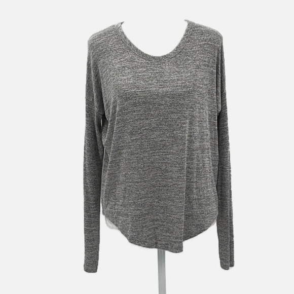 Rag & Bone The Knit Long Sleeve Jersey Tee - Size XS - Picture 3 of 8